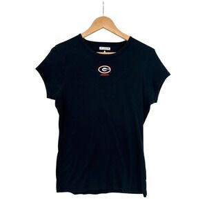 Antigua Top Tee Shirt University of Georgia Womens XL Bulldogs NCAA College Dawg
